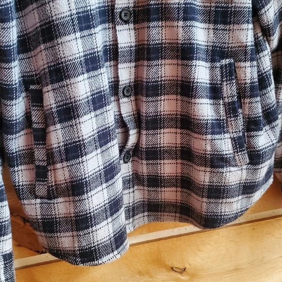 Goodfellow Heavy Plaid Long Sleeve Sz. XL Shacket - Picture 6 of 13